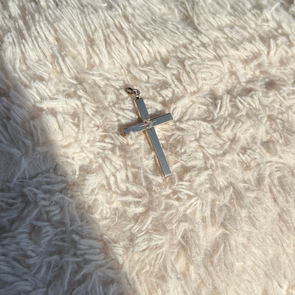 Gold Tone Cross Pendant - Picture 11 of 11